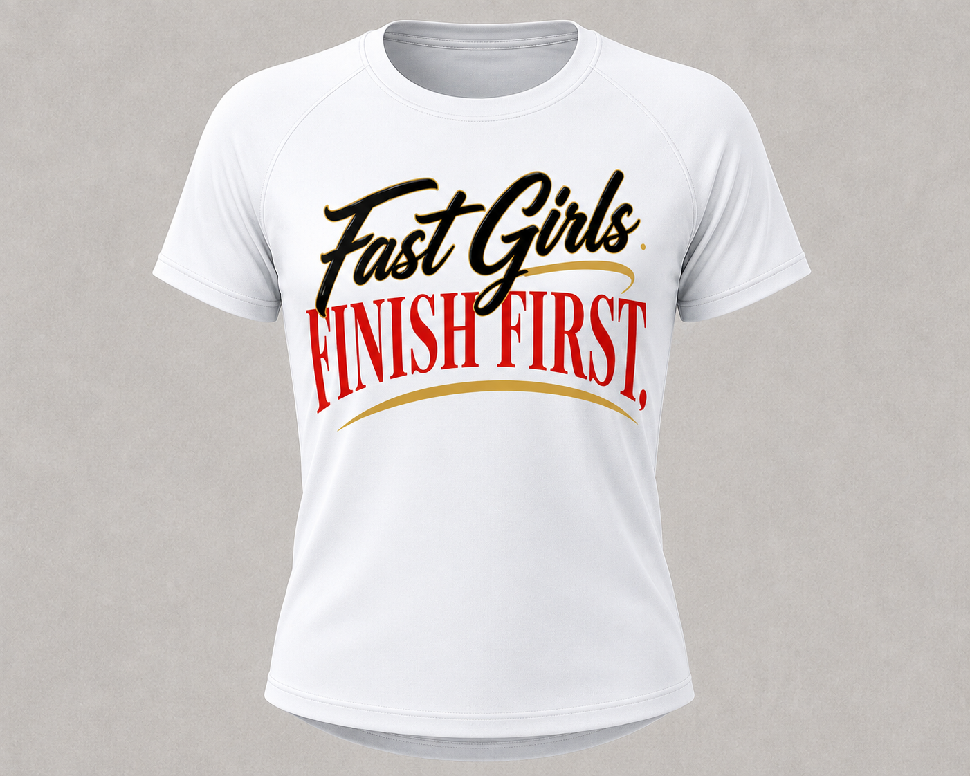 Fast Prep “First Place” Tee — White — Coming Soon